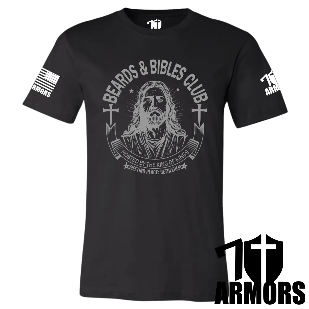 Beards And Bibles Club T-Shirt Sm / Black T-Shirts
