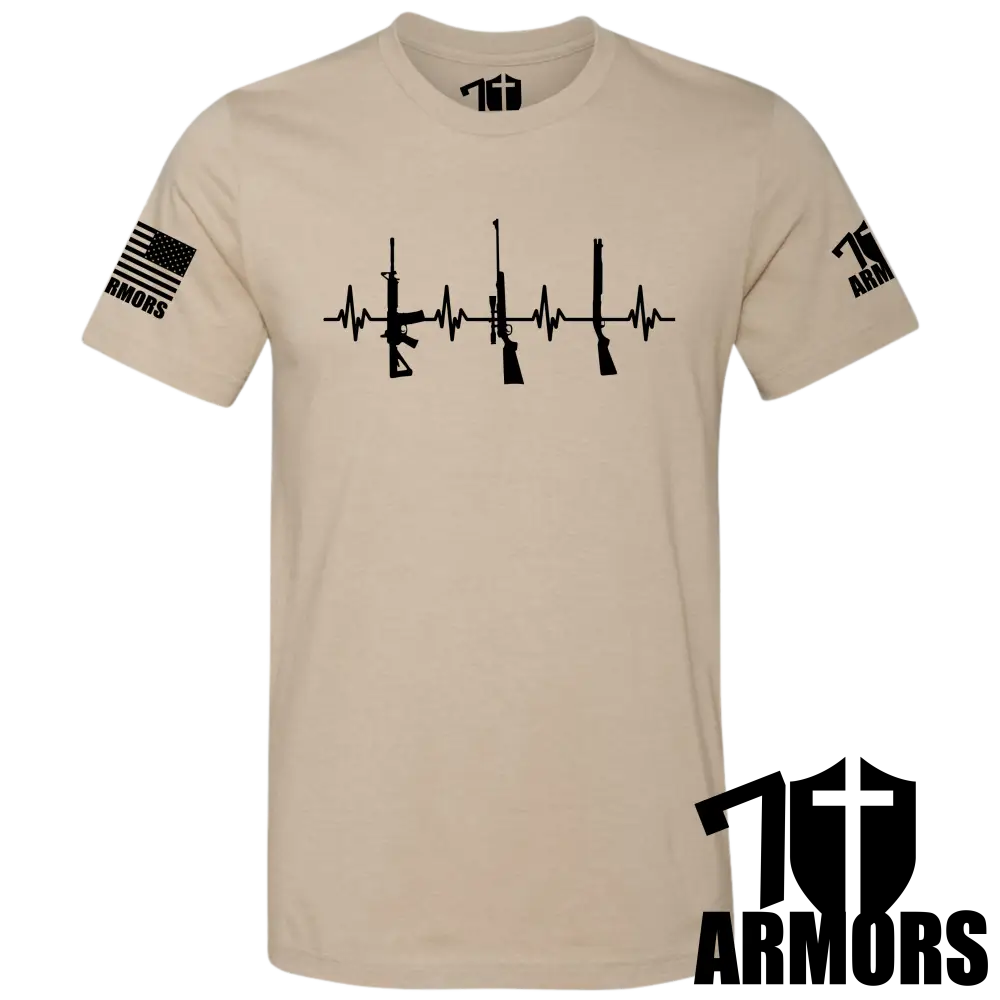 Heartbeat Of Liberty T-Shirt Sm / Fde T-Shirts