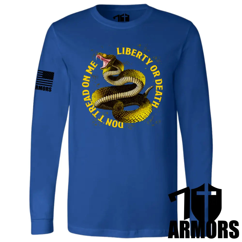 Liberty Or Death Long Sleeve Sm / Royal Blue