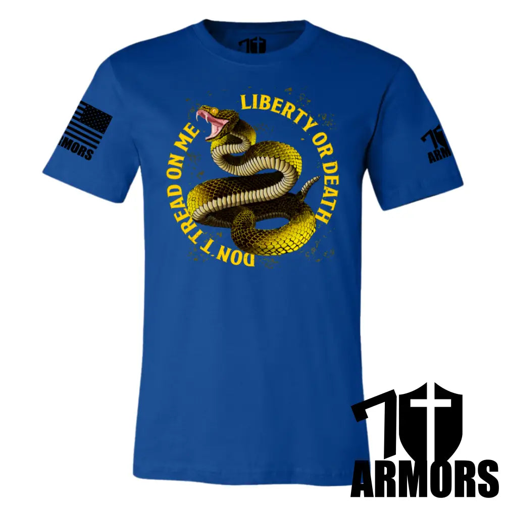 Liberty Or Death T-Shirt Sm / Royal Blue T-Shirts