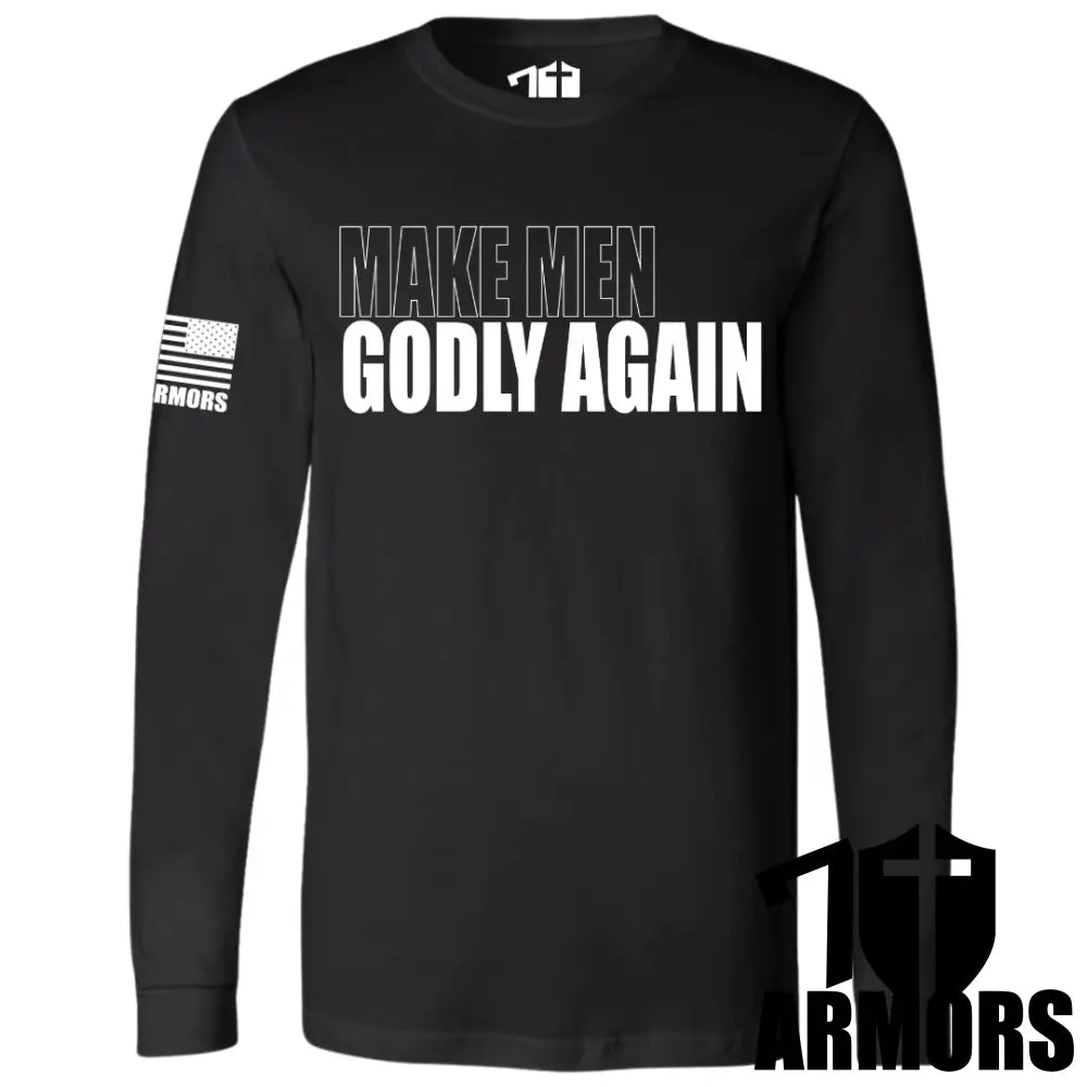 Make Men Godly Again Long Sleeve Sm / Black