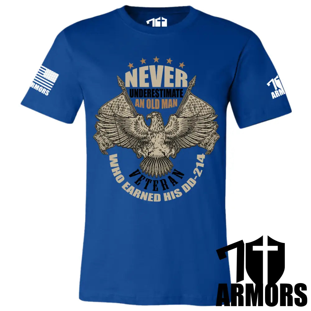 Never Underestimate T-Shirt Sm / Royal Blue T-Shirts